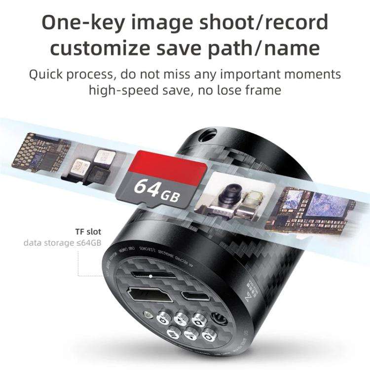 Mega-idea CX60 CMOS 4K Ultra HD Industrial Microscope Camera