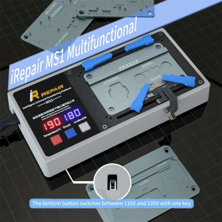 Mijing MS1 Intelligent Desoldering Platform for iPhone X-16 Pro Max, Plug:US Plug
