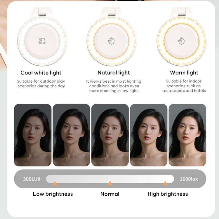 MUPHIC ML101 Maglight Magnetic Phone Fill Light(Pink)