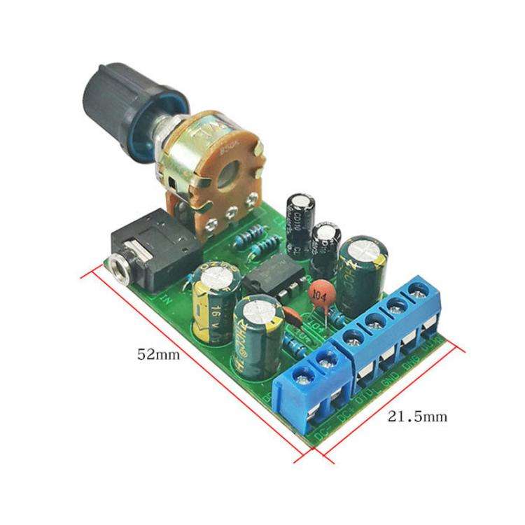 TDA2822M Mini DC2-12V 2.0 Dual-Channel Stereo Amplifier Module