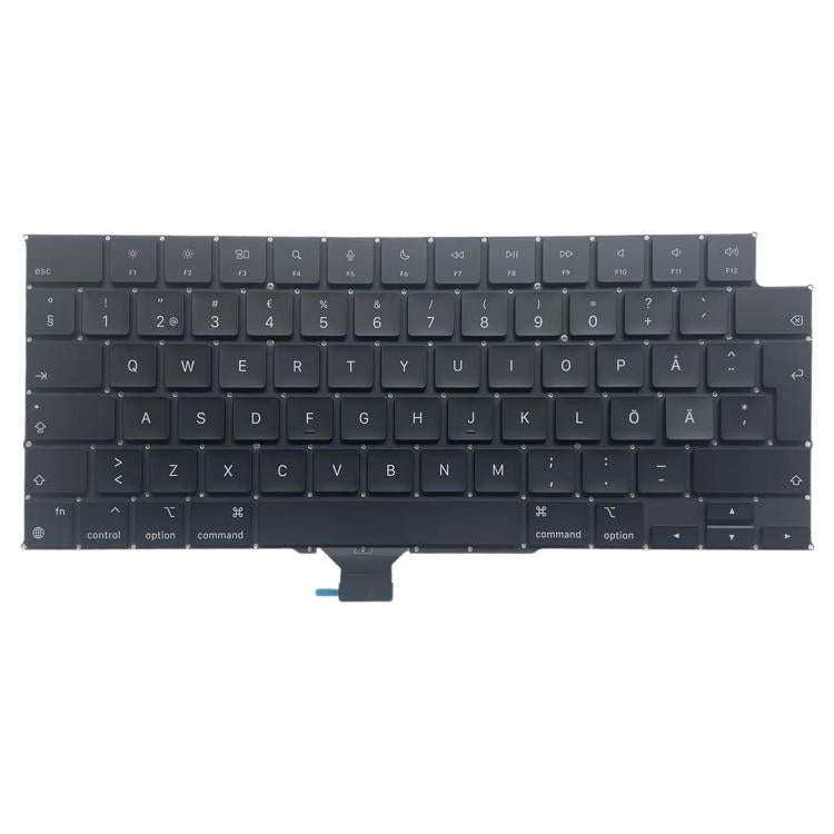 For MacBook Pro 14.2 A3401 UK Big Enter Version Sweden Keyboard