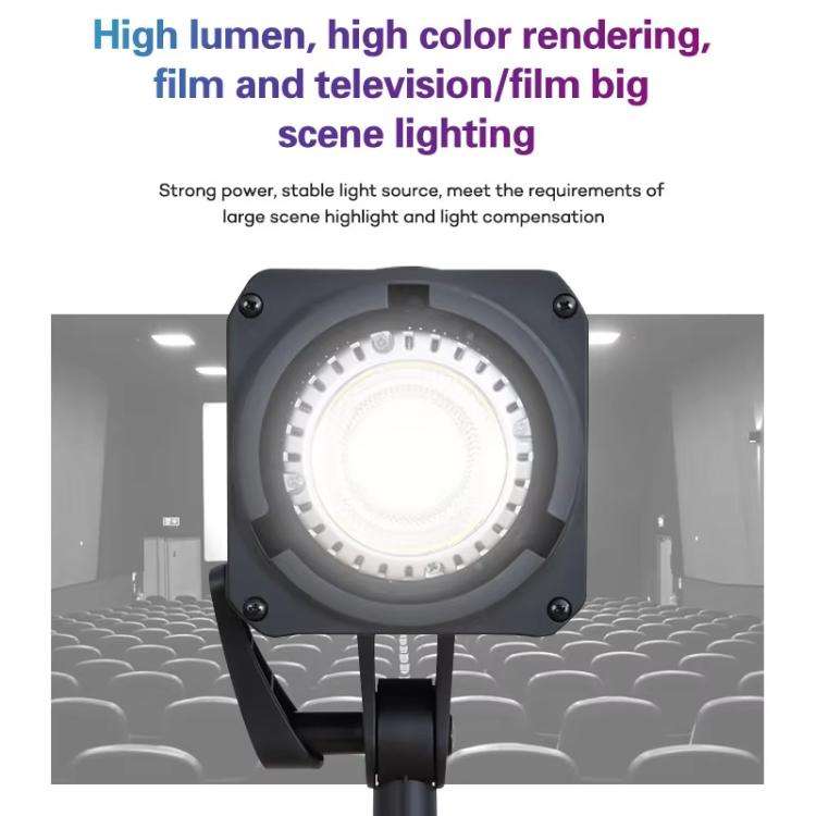 110W 5600K Single Color Temperature LED Live Streaming Video Fill Light with Remote Control(EU Plug)