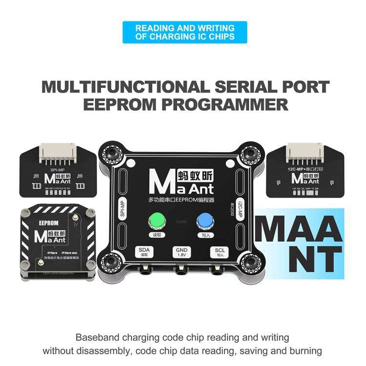 MaAnt E1 Multifunctional Serial Port EEPROM Programmer, Model:Programmer+16 Pro/Pro Max IC module