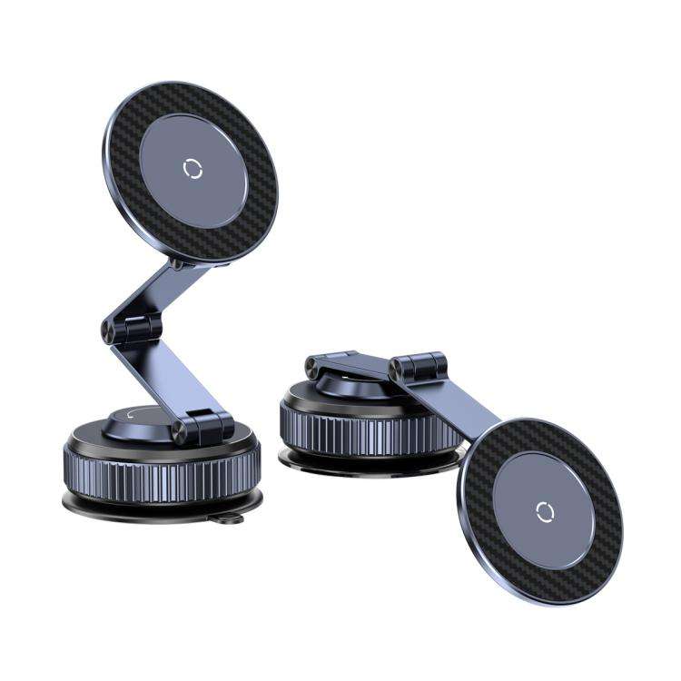 K001B 360 Degree Rotation Suction Cup Car Magnetic Phone Holder(Dark Gray)