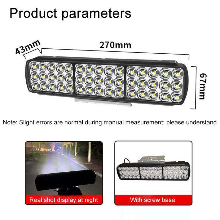 45 LEDs DC12-80V IP68 Waterproof Car Ultra-bright LED Spotlight