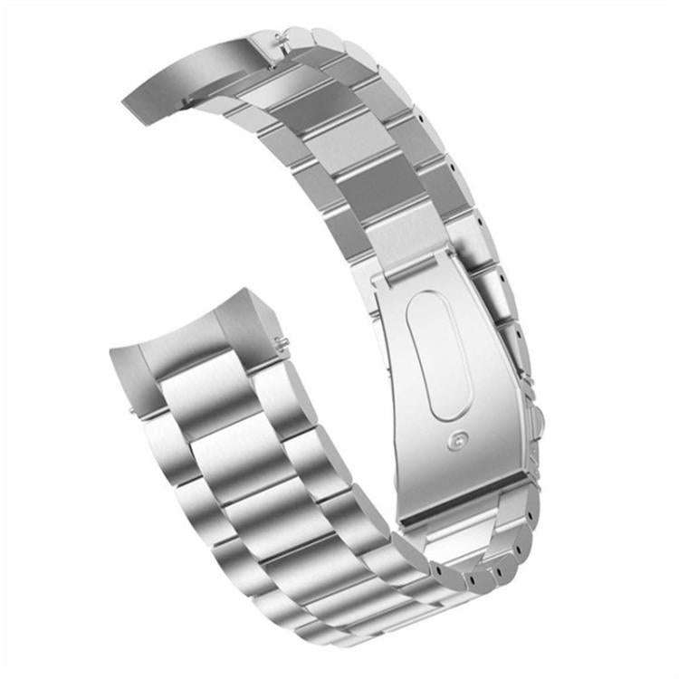 For OPPO Watch X2 / Watch X Three Beads Folding Flat Buckle Titanium Alloy Watch Band(Silver)