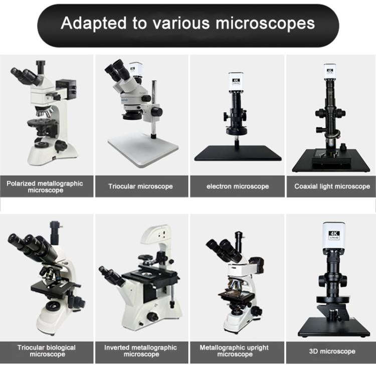 TAIDA TD-4KAF 60FPS CCD Edge Detection 4K Industry Microscope Camera, Plug:US Plug