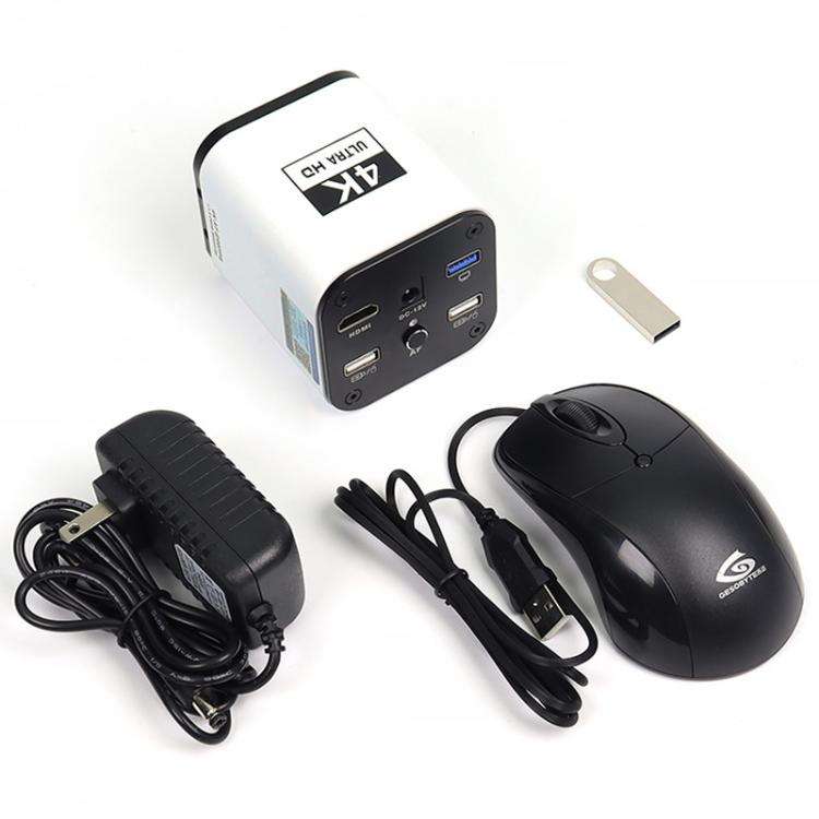 TAIDA TD-4KAF 60FPS CCD Edge Detection 4K Industry Microscope Camera, Plug:US Plug