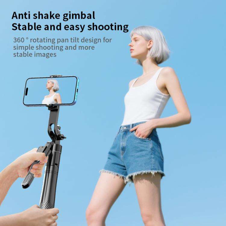 K29 Floor Standing Telescopic Phone Tripod Selfie Stick(Black)