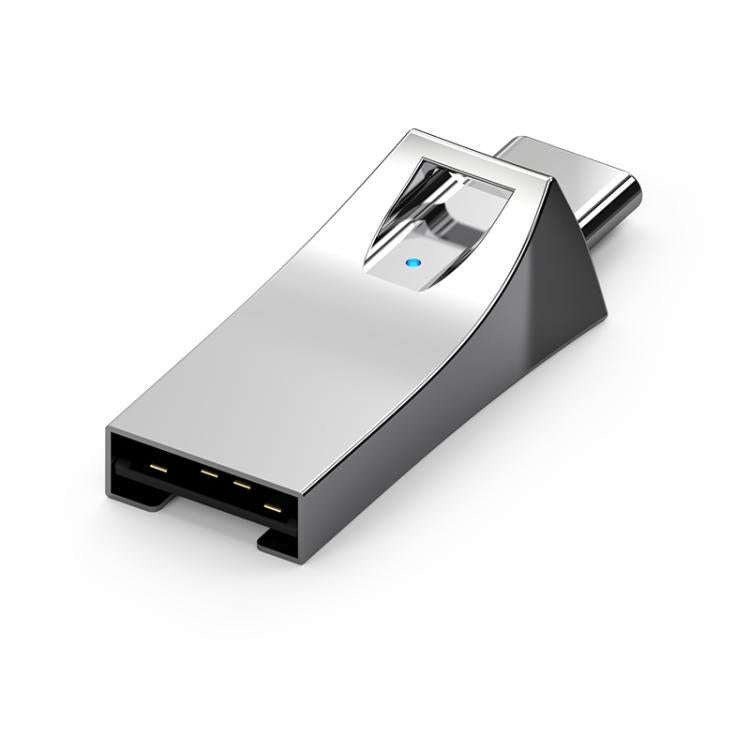 Mini Type-C Interface SD Card Reader Adapter, Not Support TF Card(Silver)