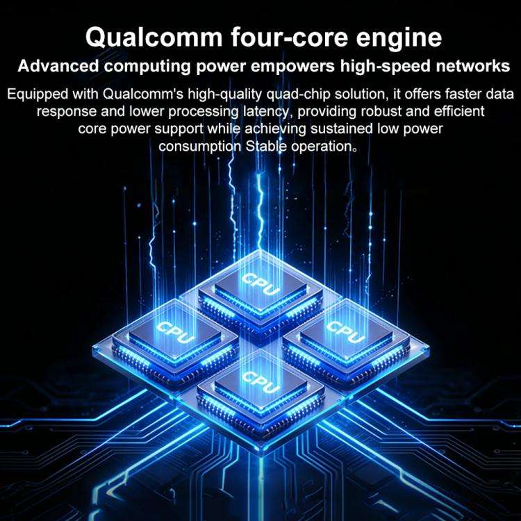 COMFAST CF-WR673BE WiFi 7 Gigabit Dual-Band 2700M Gaming Wireless Router, Plug:AU Plug(Black)