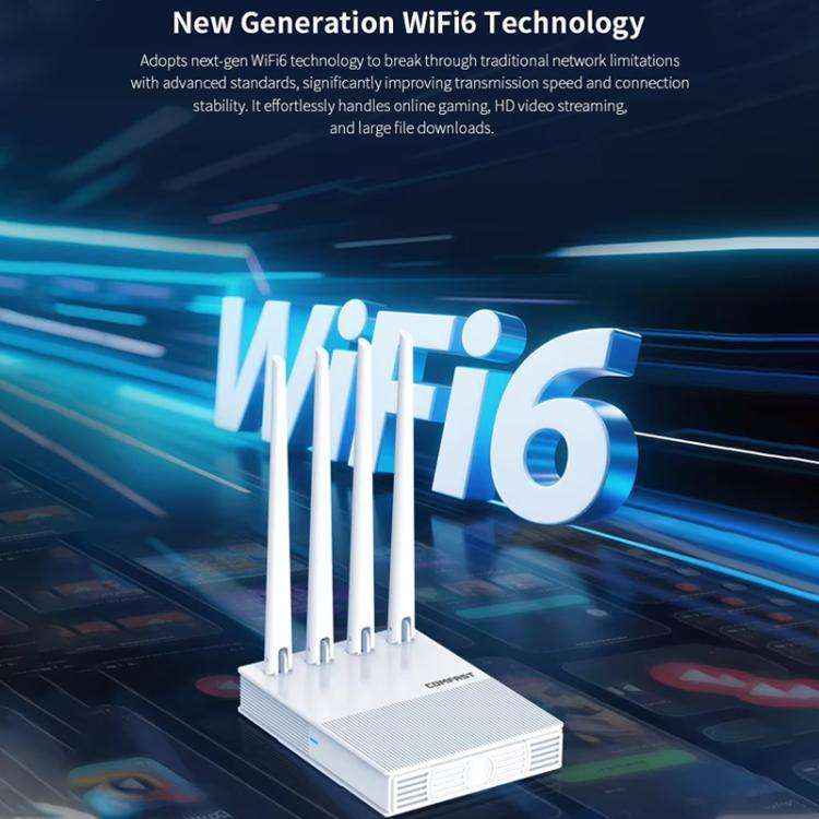 COMFAST CF-E11 Portable 4G SIM to Ethernet / WiFi Router, Plug:EU Plug(White)