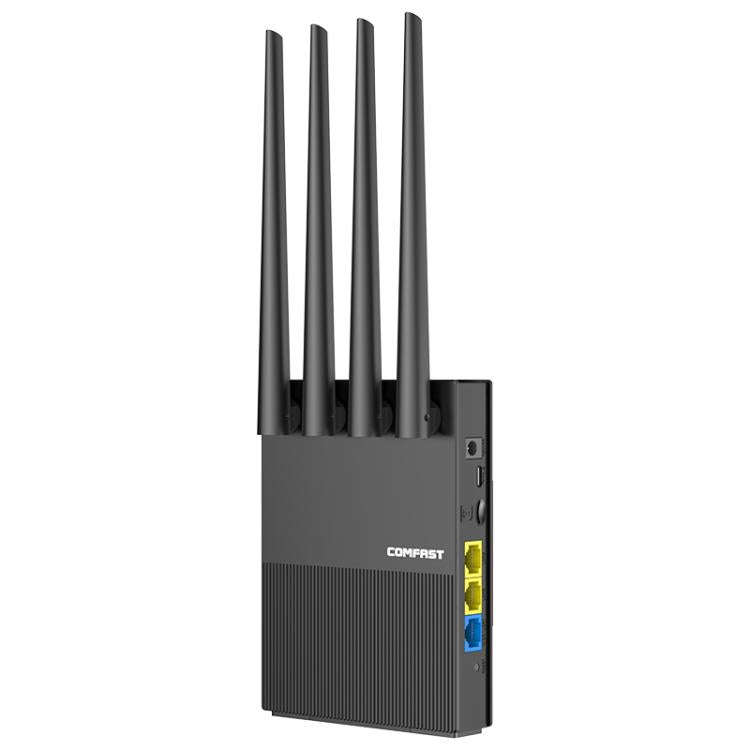 COMFAST CF-E13 Portable 4G SIM to Ethernet / WiFi Router, Plug:EU Plug(Black)