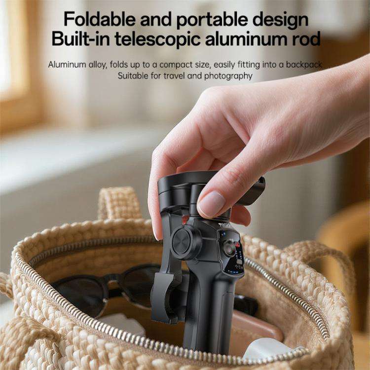 Yesido SF32 Telescopic 3-Axis Gimbal Selfie Stick(Black)