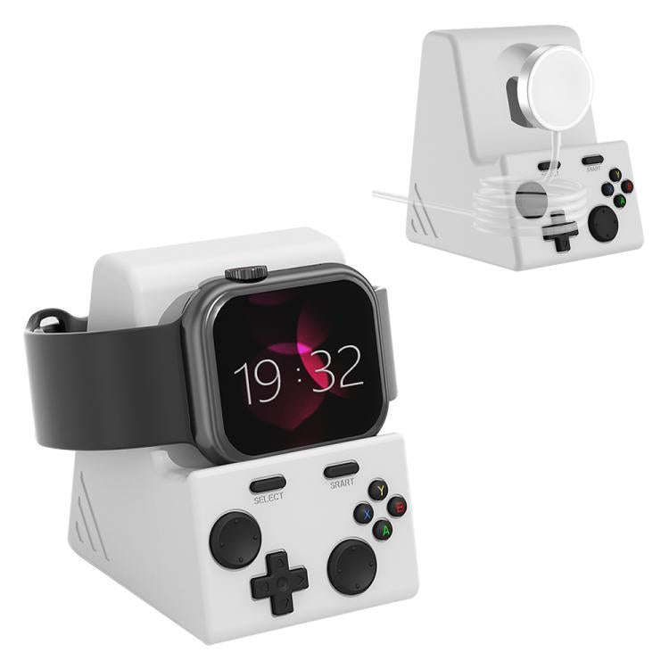XDcase For Apple Watch Game Console Design Smart Watch Charging Stand(White)