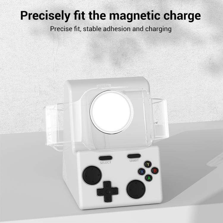 XDcase For Apple Watch Game Console Design Smart Watch Charging Stand(White)