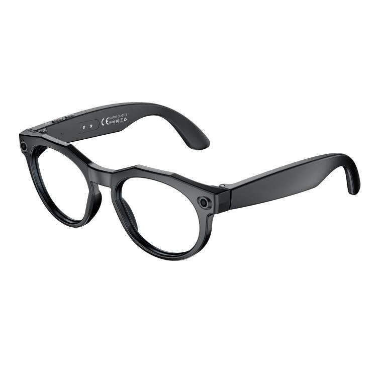 W611Pro Smart AI Glasses 8MP Camera, WIFI, AI Translation(Black Frame Anti-blue Light Lenses)