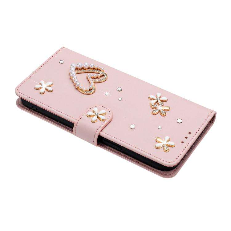 For Ulefone Note 18 Ultra/Note 18 Pro ZS01 Double-Layer Heart Floral Vegan Leather Phone Case wit...