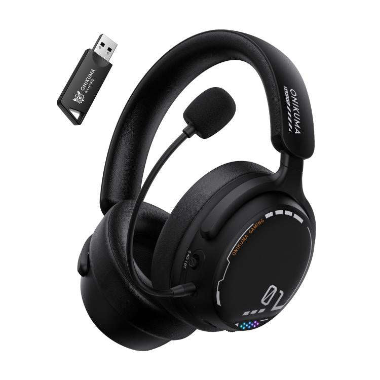 ONIKUMA GT886 Tri-mode Bluetooth 2.4G Wired E-sports Game Headset(Black)
