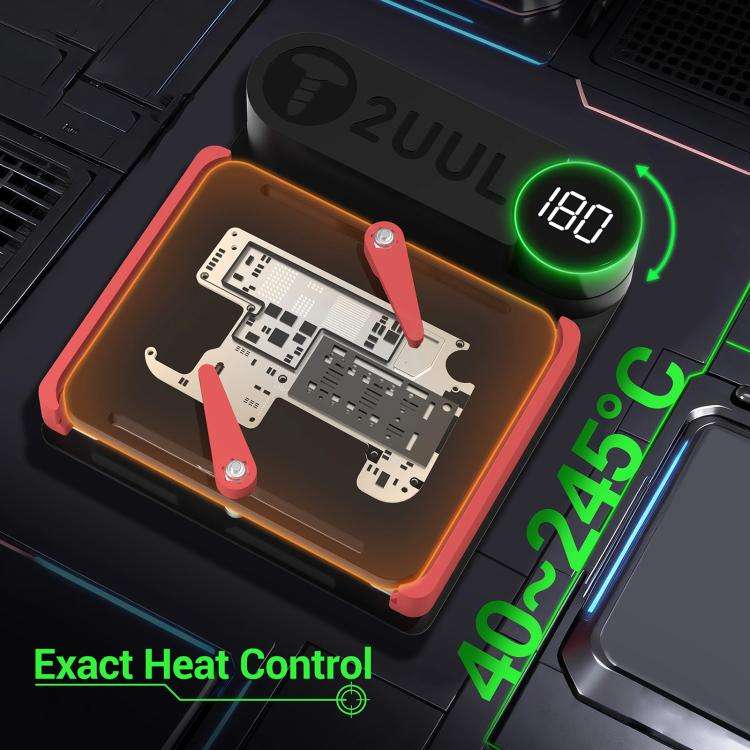 2uul PH11 Motherboard PCB Delamination Rebonding HOT-BLOCK Preheater, Plug:US Plug
