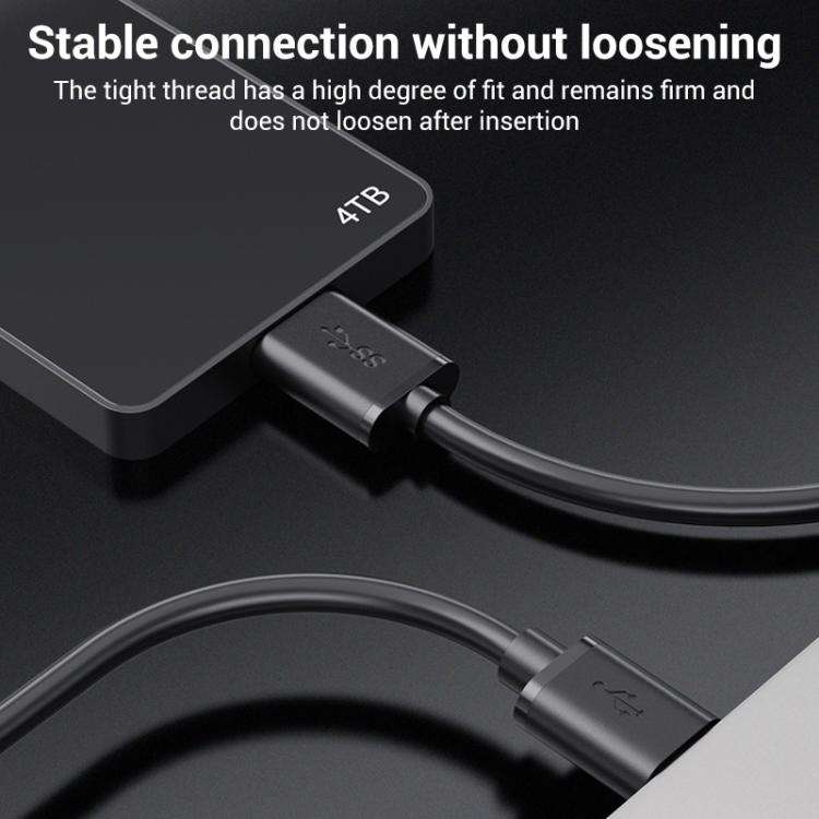 WG137 USB 3.0 Male to Micro-B Male External Hard Drive Enclosure Data Cable, Length:2m(Black)