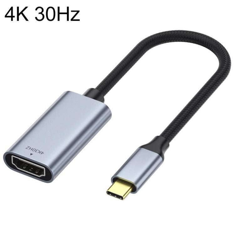 4K 30Hz USB-C / Type-C to HDMI HD Screen Mirroring Adapter Cable