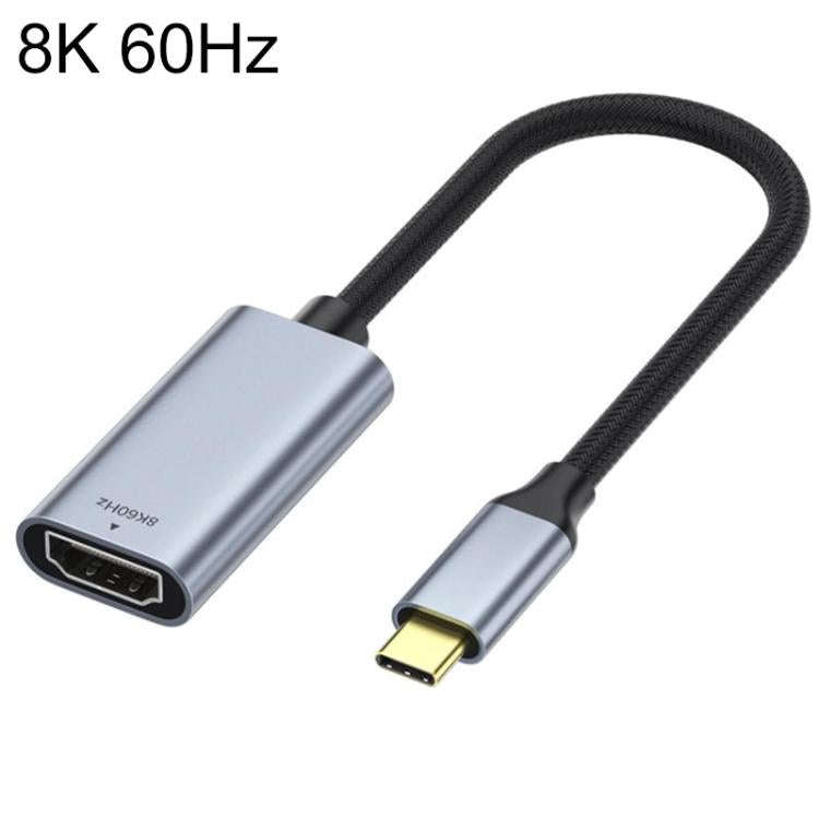 8K 60Hz USB-C / Type-C to HDMI HD Screen Mirroring Adapter Cable