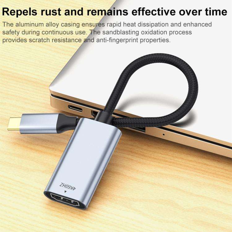 4K 30Hz USB-C / Type-C to HDMI HD Screen Mirroring Adapter Cable