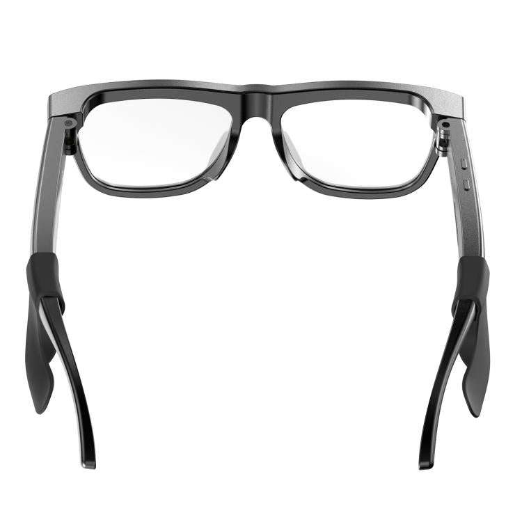XK One Pro 1080P AI Shooting Smart Glasses(Black Frame Sunglasses+Blue Light Blocking+Purple Lens)