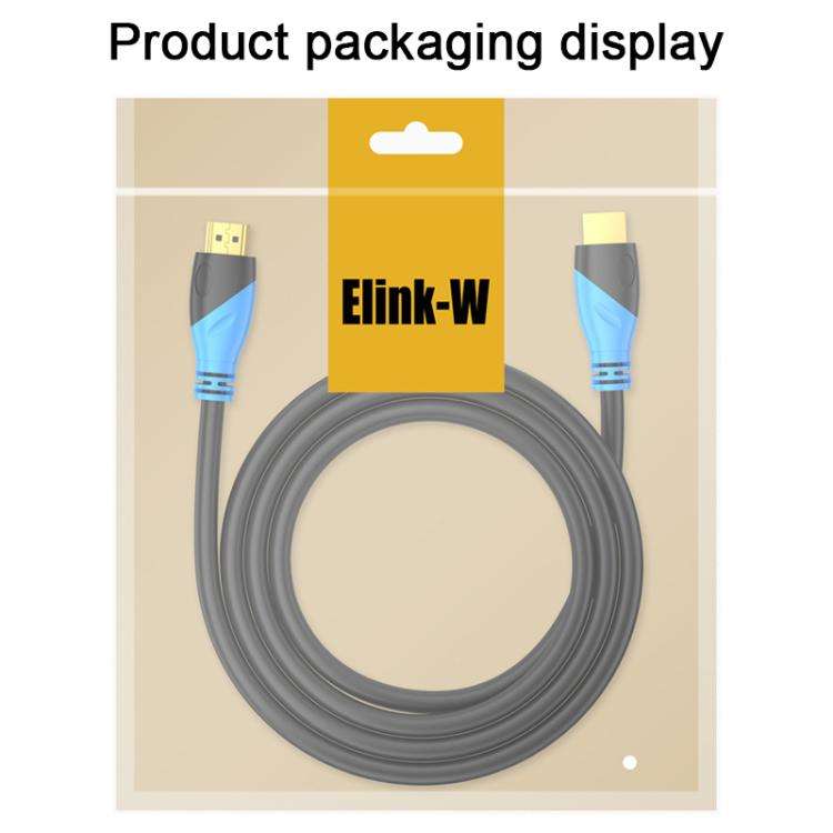WG143 HDMI Cable 2.0 Version 4K/60HZ TV Data Connection Cable, Length:1m(Black Blue)