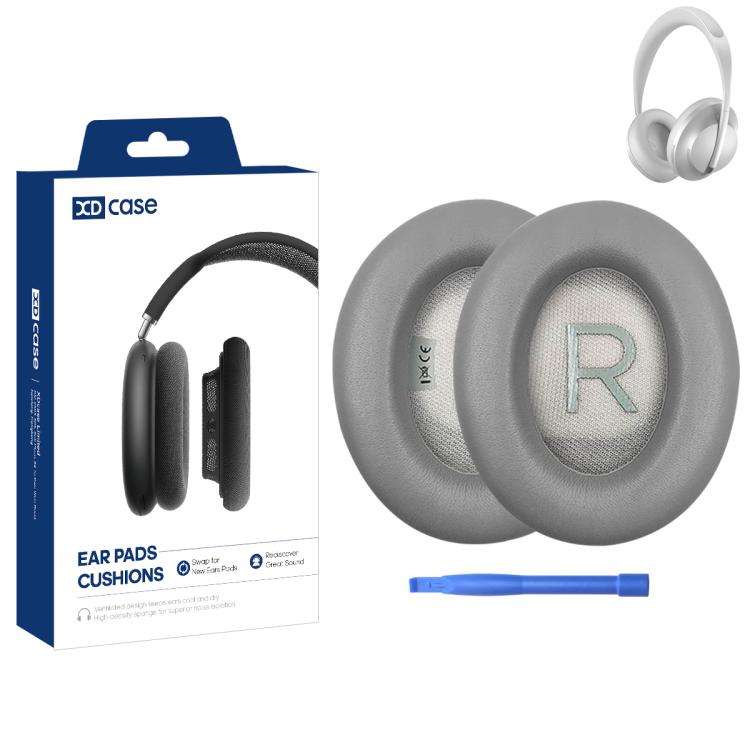 For Bose 700 / NC700 XDcase 1 Pair Protein Leather Headset Replacement Ear Pads with Prying Tool(...
