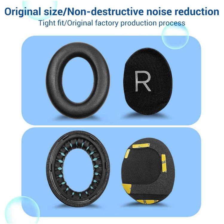 For Bose 700 / NC700 XDcase 1 Pair Protein Leather Headset Replacement Ear Pads with Prying Tool(...