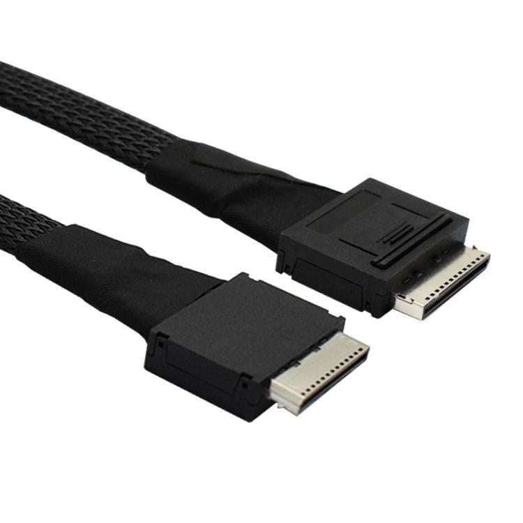 WG181 OculinkSFF-8611 8I to SFF-8611 8I High-speed Data Transmission Connection Cable, Length:0.5m