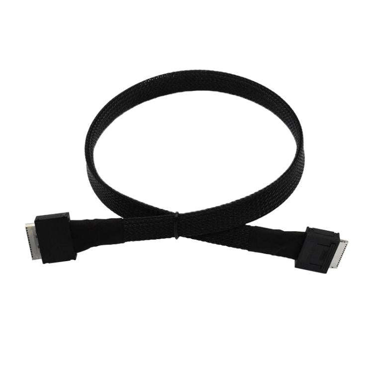 WG181 OculinkSFF-8611 8I to SFF-8611 8I High-speed Data Transmission Connection Cable, Length:0.5m
