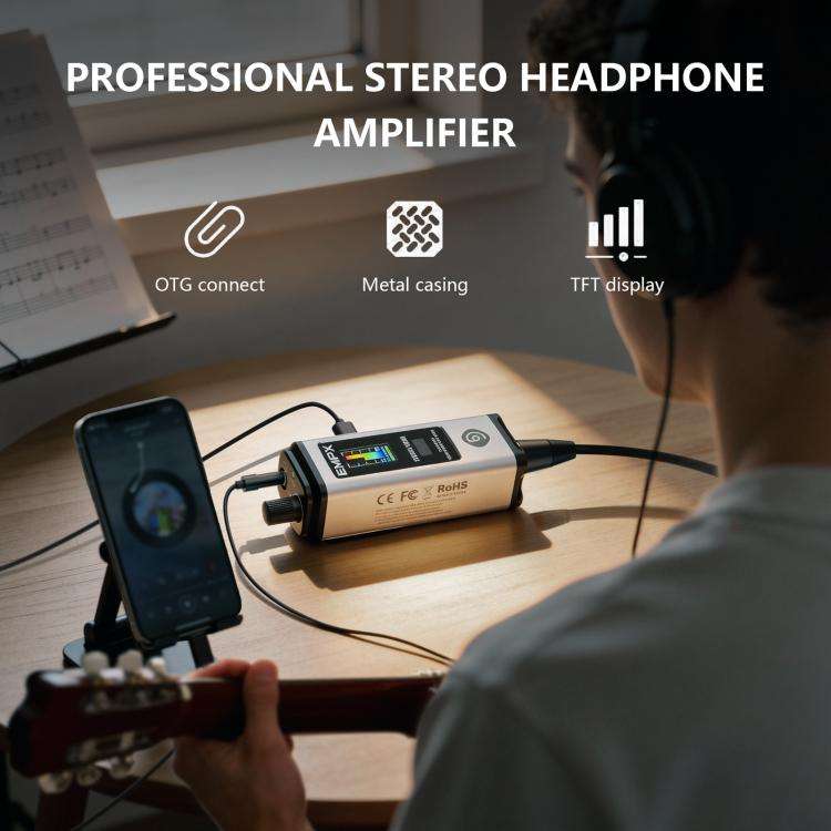 DEBRA EMPX Portable Professional Monitor Headphone Amplifier(White)