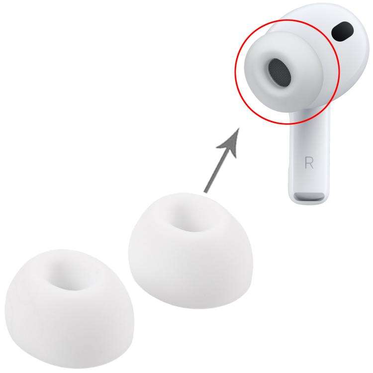 For Apple AirPods Pro 3 Silicone Ear Tips Left / Right Set, Size:M