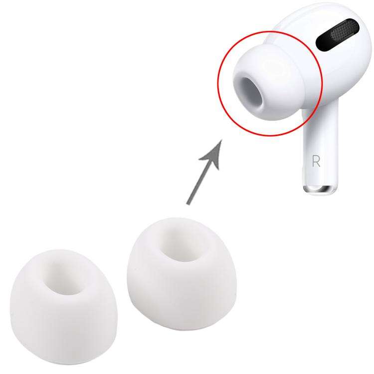 For Apple AirPods Pro / AirPods Pro 2 Silicone Ear Tips Left / Right Set, Size:S