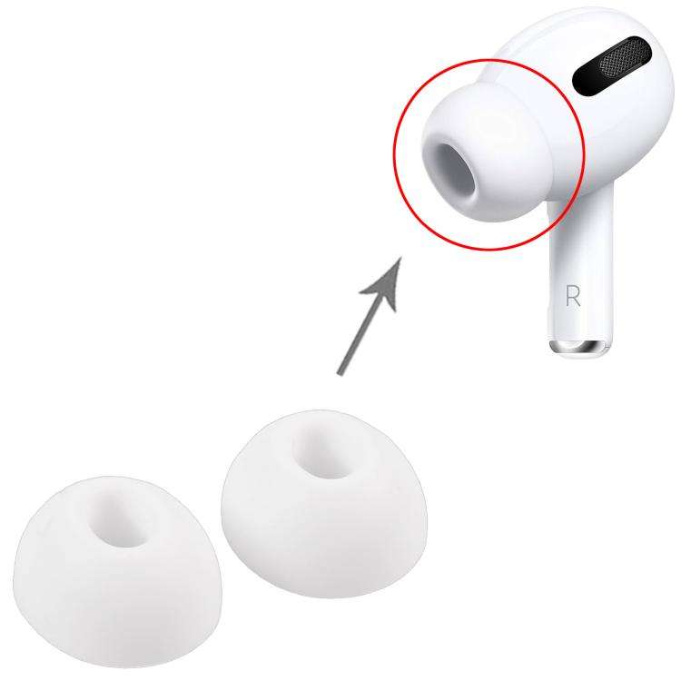 For Apple AirPods Pro / AirPods Pro 2 Silicone Ear Tips Left / Right Set, Size:L