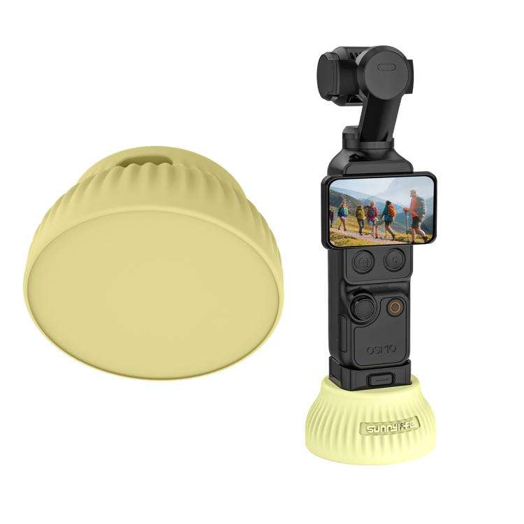 For DJI Osmo Pocket 4 / 3 Sunnylife Silicone Stand Base Car Center Console Base Desktop Stabilize...