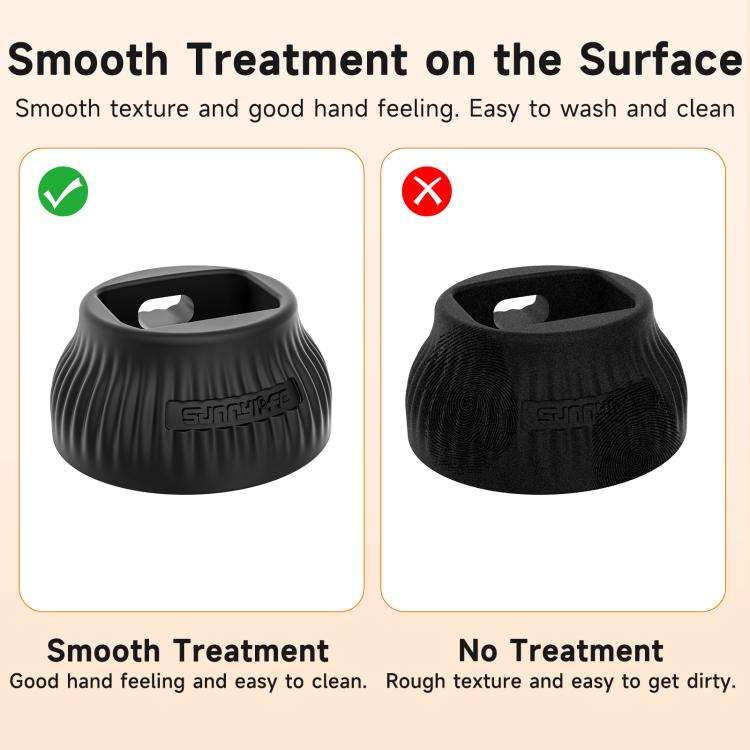 For DJI Osmo Pocket 4 / 3 Sunnylife Silicone Stand Base Car Center Console Base Desktop Stabilize...