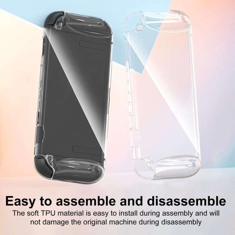 For Nintendo Switch 2 XDcase Game Console Clear TPU Protective Case(Transparent)