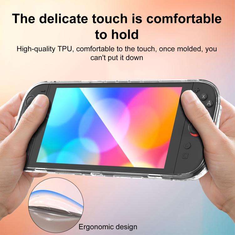 For Nintendo Switch 2 XDcase Game Console Clear TPU Protective Case(Transparent)