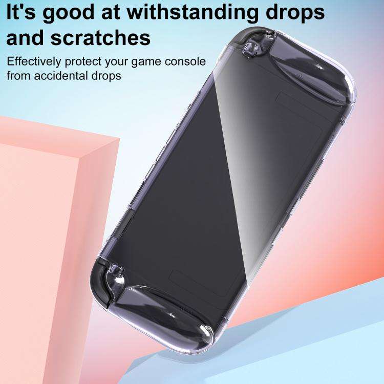 For Nintendo Switch 2 XDcase Game Console Clear TPU Protective Case(Transparent Purple)