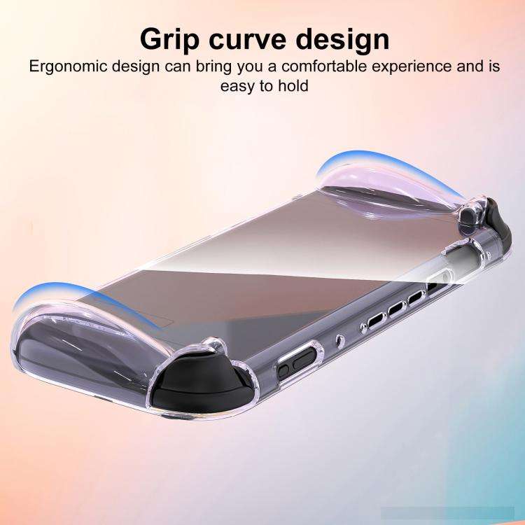 For Nintendo Switch 2 XDcase Game Console Clear TPU Protective Case(Transparent Purple)