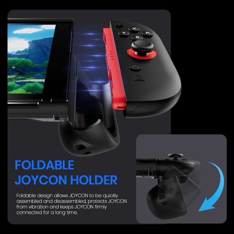 For Nintendo Switch 2 XDcase Transparent Armor Soft-Touch TPU Protective Case with Front Cover(Bl...