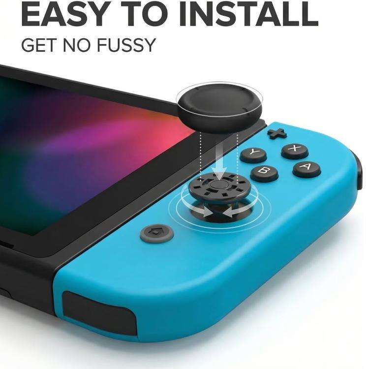XDcase 8pcs Joystick Controller Replacement Thumb Grip Cap for Switch / Switch Lite / Switch OLED...