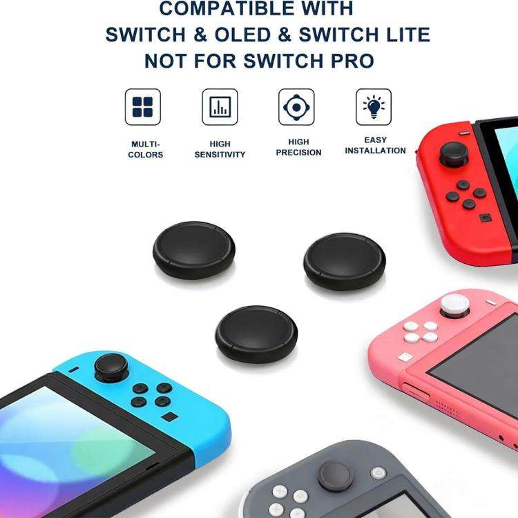 XDcase 8pcs Joystick Controller Replacement Thumb Grip Cap for Switch / Switch Lite / Switch OLED...