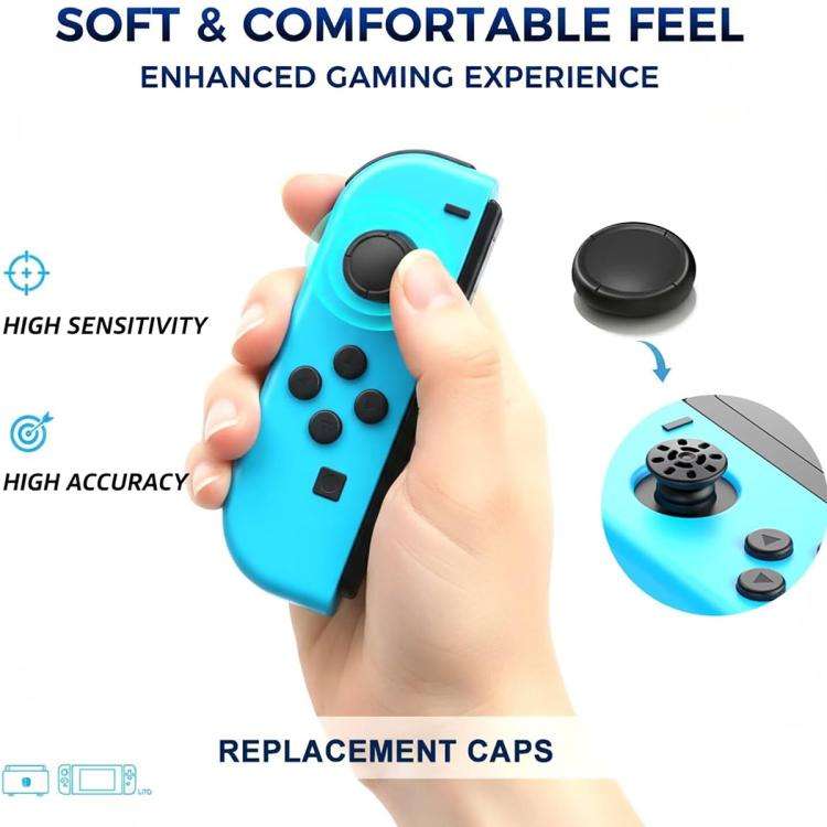XDcase 8pcs Joystick Controller Replacement Thumb Grip Cap for Switch / Switch Lite / Switch OLED...