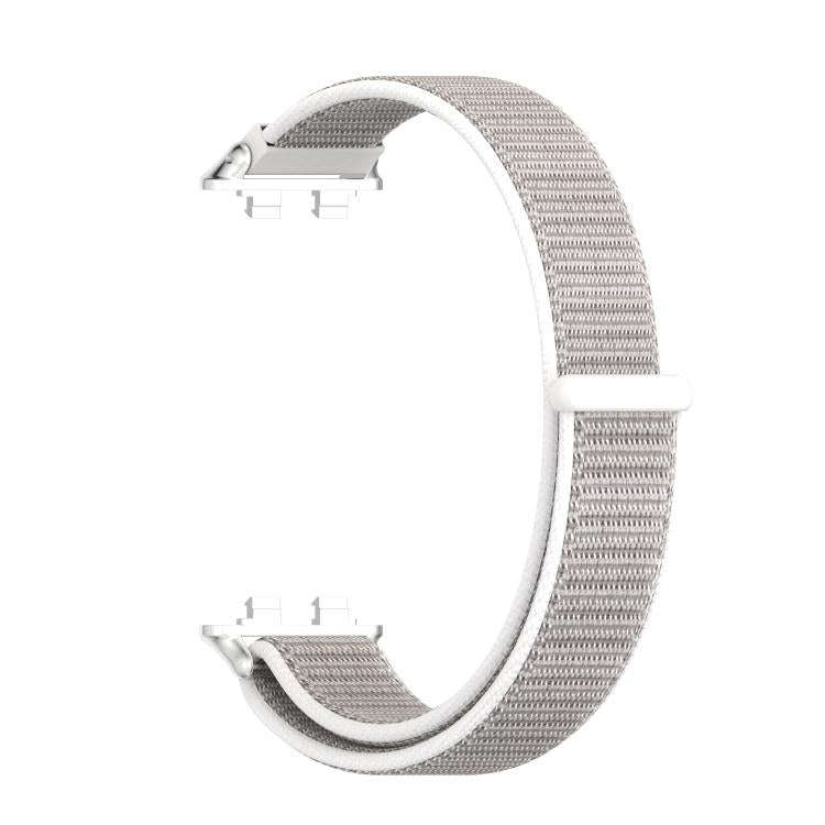 For Huawei Band 11 / Band 11 Pro MIJOBS Breathable Nylon Loop Watch Band(Seashell Silver)