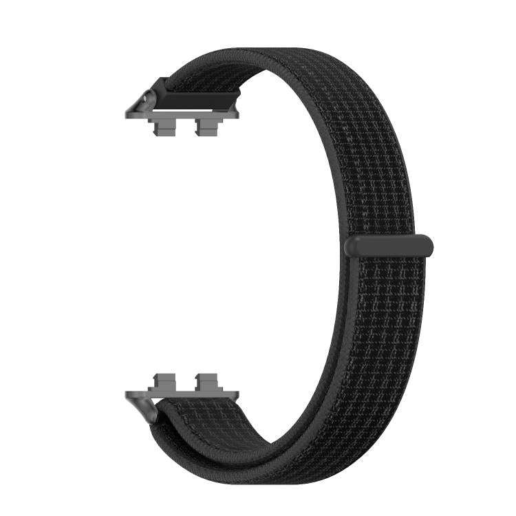 For Huawei Band 11 / Band 11 Pro MIJOBS Breathable Nylon Loop Watch Band(Black)
